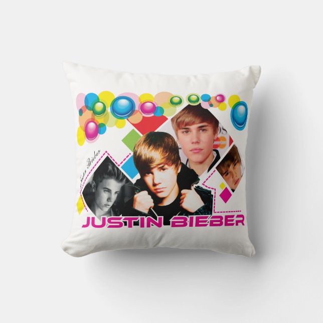 Justin Bieber Pillow (Front)