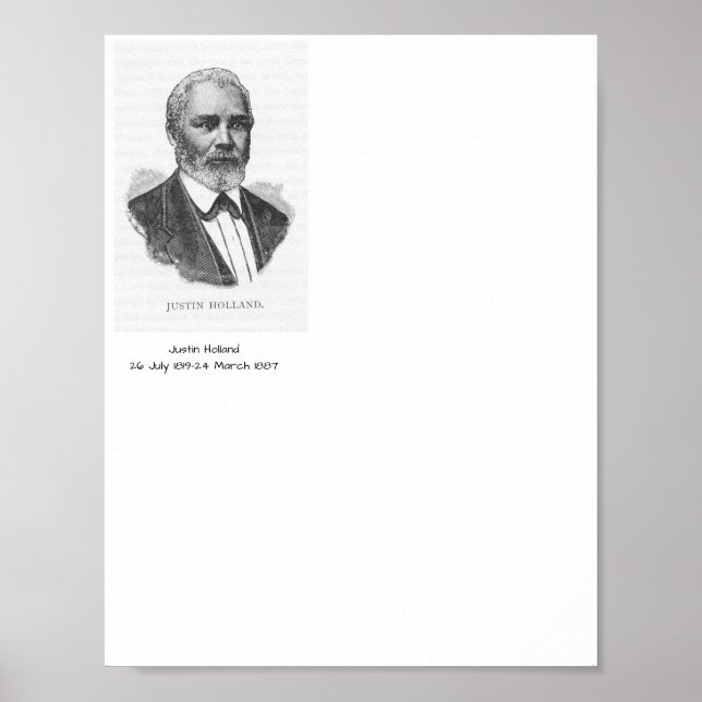 Justin Holland Poster (Front)