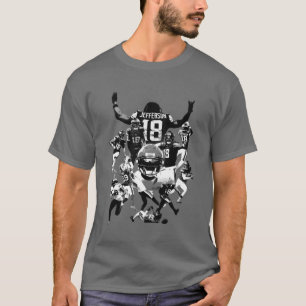 Justin Jeffersons MVP season Black White Graphic T-Shirt