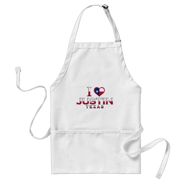 Justin, Texas Standard Apron (Front)