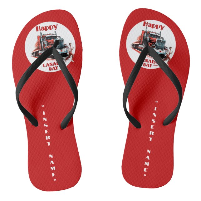 Justin Tru$#!%: Exit stage left Flip Flops (Footbed)