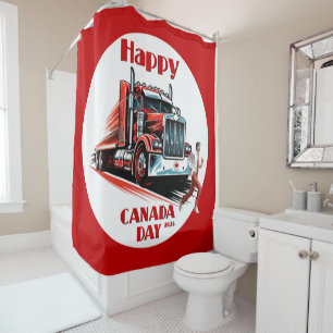 Justin Tru$#!%: Exit stage left Shower Curtain