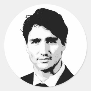 Justin Trudeau Classic Round Sticker