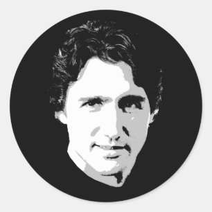 Justin Trudeau Classic Round Sticker