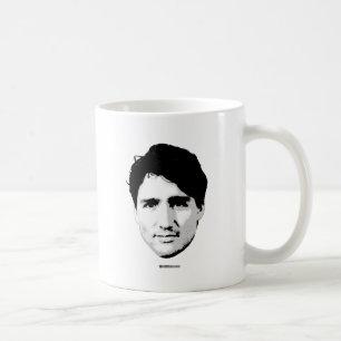 Justin Trudeau Head of Prime Minister -.png Coffee Mug