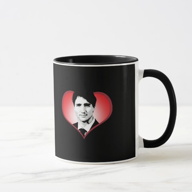 Justin Trudeau Heart -.png Mug (Right)