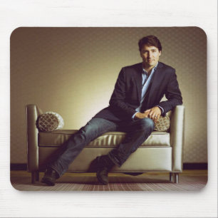 Justin Trudeau in jeans 2014 Mouse Mat
