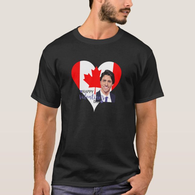 justin trudeau valentine T-Shirt (Front)