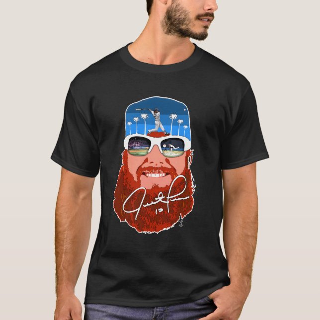 Justin Turner Big Red 2017 T-Shirt (Front)