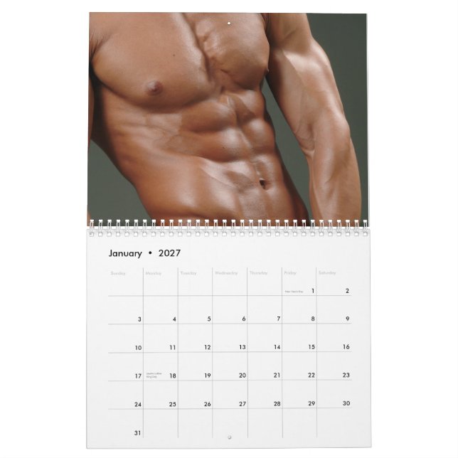 Justin Woltering Pics 2014 Wall Calendar (Jan 2027)