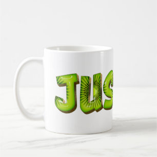 Justine Name Kiwi Style Tasse Coffee Mug