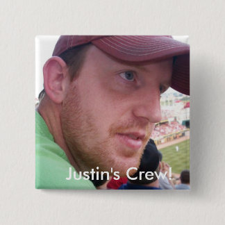 Justin's Semi-Colon Crew! 15 Cm Square Badge