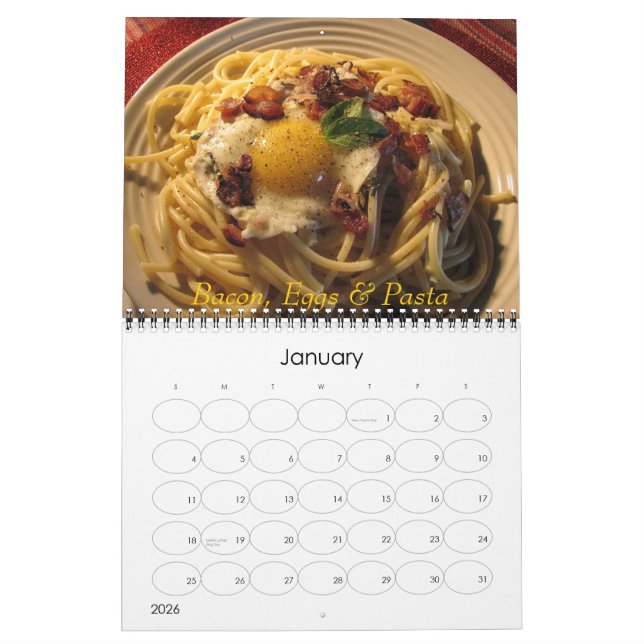 Justopia Cooks, 2009 Calendar (Jan 2026)