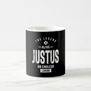 Justus Personalised Name Birthday Gift Coffee Mug
