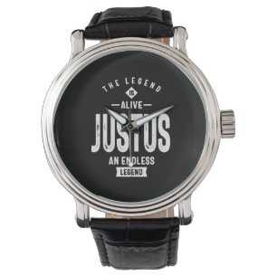 Justus Personalised Name Birthday Gift Watch