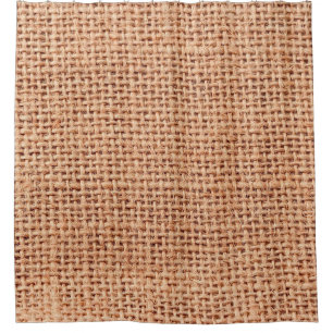 Jute bag sack beige colour brown shower curtain