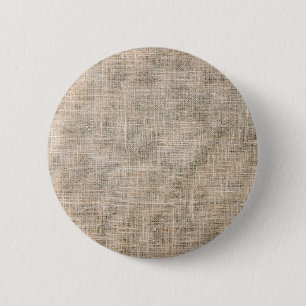 Jute Textile 6 Cm Round Badge