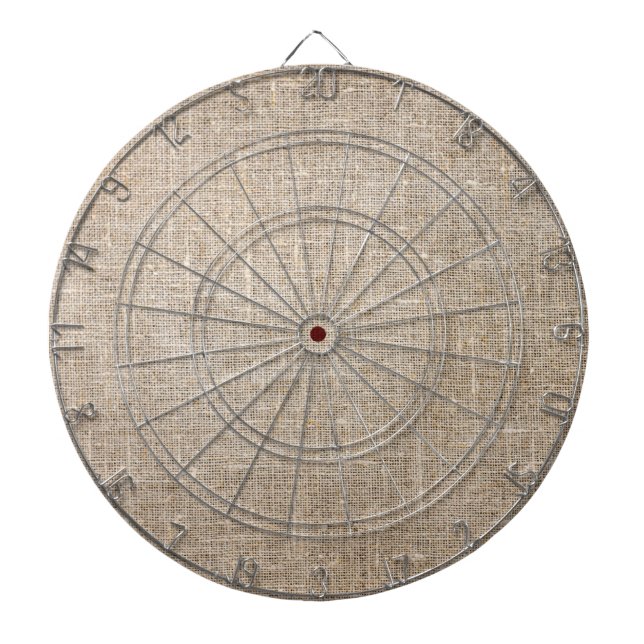 Jute Textile Dartboard (Front)