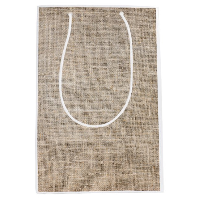 Jute Textile Medium Gift Bag (Front)