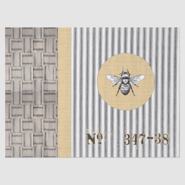 Jute Webbing Ticking Tissue Paper (Front)