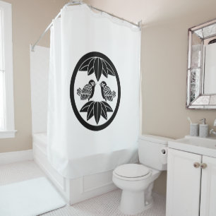 Juumai Sasa vs Suzume in Nakawa Shower Curtain