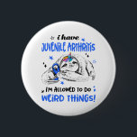Juvenile Arthritis Awareness Month Ribbon Gifts 6 Cm Round Badge<br><div class="desc">Juvenile Arthritis,  Juvenile Arthritis Gifts,  Juvenile Arthritis Month,  Juvenile Arthritis Fighter,  Support Juvenile Arthritis,  Juvenile Arthritis Warrior ,  Juvenile Arthritis Ribbon,  Juvenile Arthritis disease,  awareness month,  Juvenile Arthritis awareness</div>