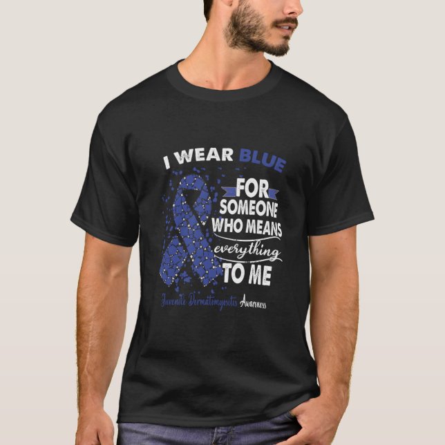 Juvenile Dermatomyositis Awareness Warrior Support T-Shirt (Front)