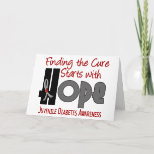 Juvenile Diabetes HOPE 4 Card