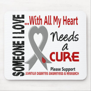 Juvenile Diabetes Needs A Cure 3 Mouse Mat