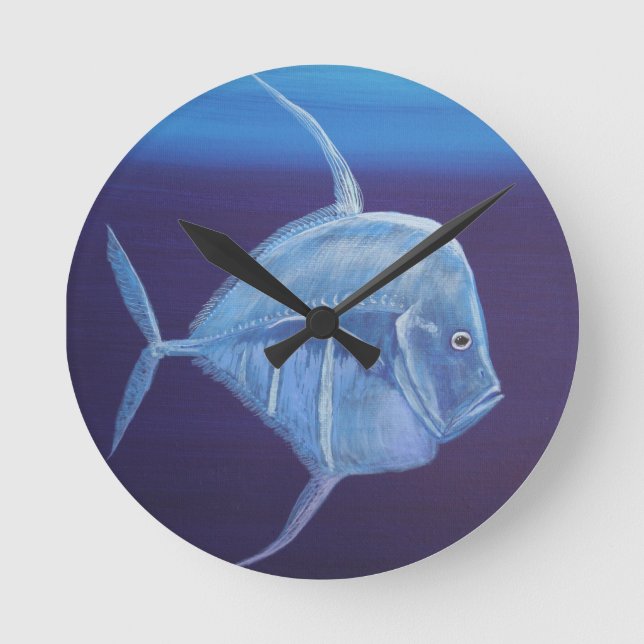 Juvenile Look down fish. Round Clock (Front)