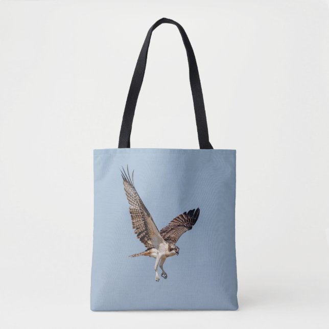 Juvenile Osprey in flight Tote Bag (Front)