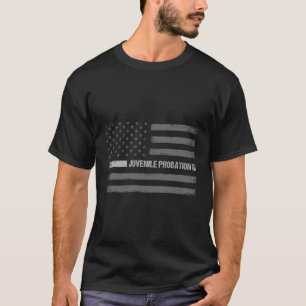 Juvenile Probation Vintage Distressed Usa American T-Shirt