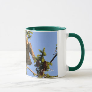 Juvenile Red-Tail Hawk by Angel Cher Mug