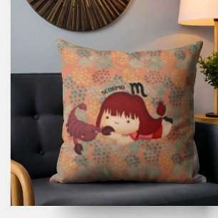 Juvenile Scorpio Throw Pillow