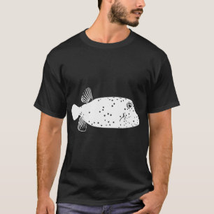Juvenile Spotted Boxfish White Design T-Shirt