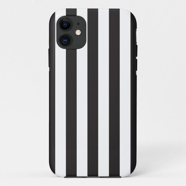 Juventus Torino stripes football club Italy black  Case-Mate iPhone Case (Back)