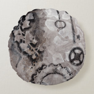 Juxtaposition II Round Cushion