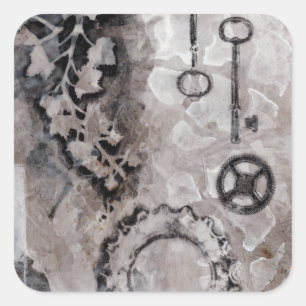 Juxtaposition II Square Sticker