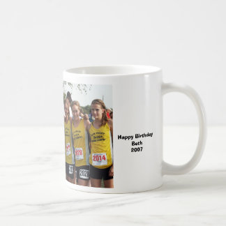 JV_CrossCountry_Girls, Happy Birthday, Beth, 2007 Coffee Mug