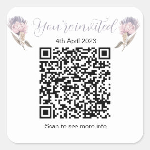 JW 2023 Memorial for Letter Writing Square Sticker