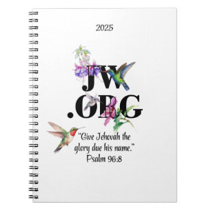 JW 2025 Notebook w/2025 Year Text