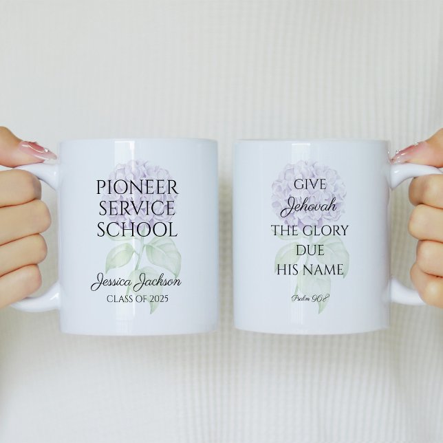 JW 2025 Pioneer Service School with Year Text Coffee Mug (Creator Uploaded)