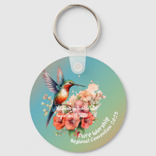 JW 2025 Pure Worship Baptism Keepsake Keychain