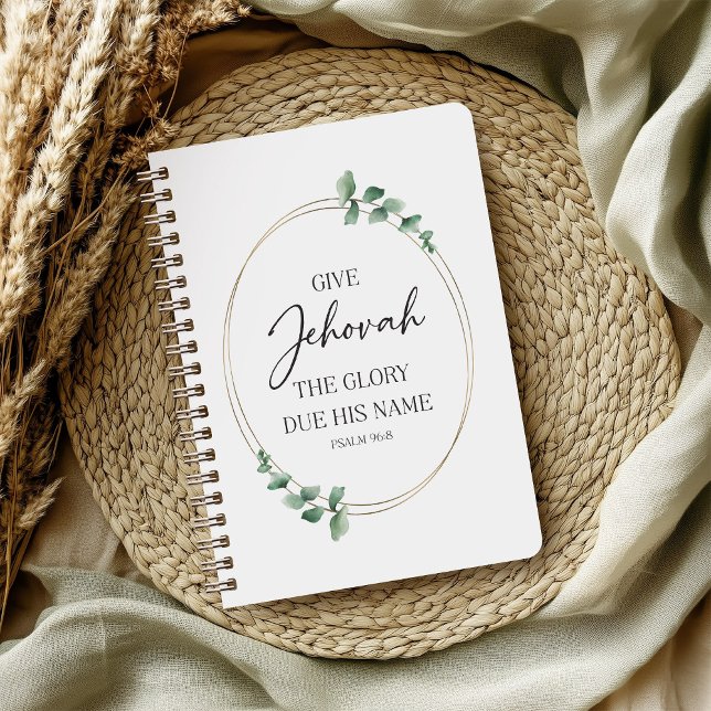 JW 2025 Year Text Mug with Eucalyptus Notebook (Creator Uploaded)