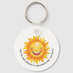 JW 2026 Year Text Matthew 5:3 Sunshine Keychain