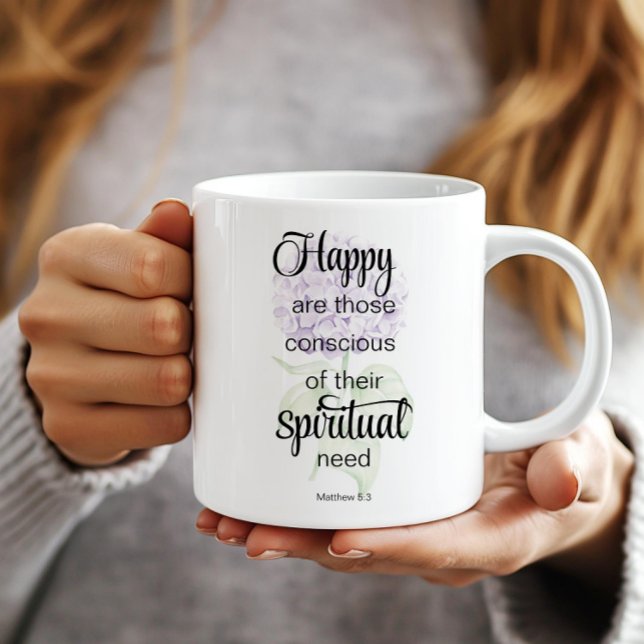 JW 2026 Year Text with Hydrangea  Coffee Mug (Creator Uploaded)