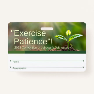 JW Badge | 2023 Regional Conv English & Spanish ID Badge