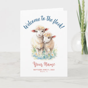 JW Baptism Card, Welcome to the Flock, JW Greeting Card