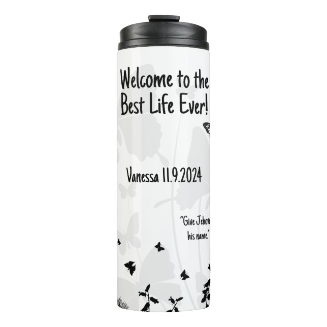 JW Baptism Gift-Keepsake for new Sister Thermal Tumbler (Front)