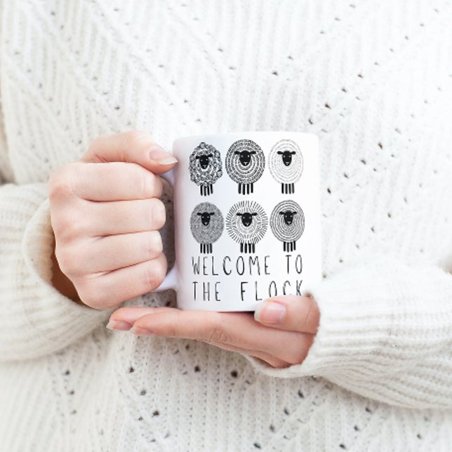 JW Baptism Gift Personalised Welcome to the Flock Mug (Creator Uploaded)